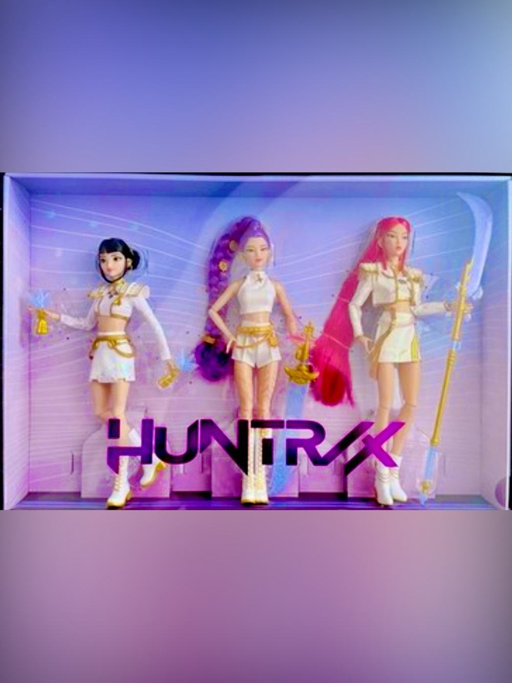 KPOP Netflix Demon Hunters HUNTR/X What It Sounds Like 3 Pk Mattel Dolls SEALED